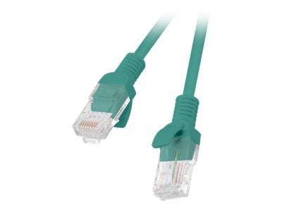 Lanberg - Koblingskabel - RJ-45 (hann) til RJ-45 (hann) - UTP - CAT 6 - formstøpt, uten hindringer, flertrådet - grønn, RAL 6024