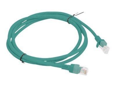 Lanberg - Koblingskabel - RJ-45 (hann) til RJ-45 (hann) - UTP - CAT 6 - formstøpt, uten hindringer, flertrådet - grønn, RAL 6024