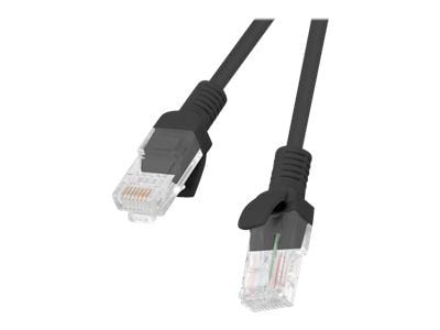 Lanberg - Koblingskabel - RJ-45 (hann) til RJ-45 (hann) - UTP - CAT 6 - formstøpt, uten hindringer, flertrådet - svart, RAL 9004