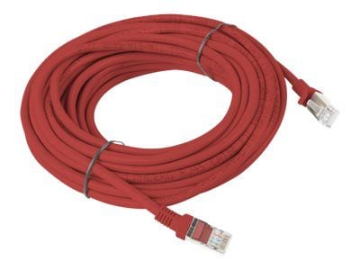 Lanberg - Koblingskabel - RJ-45 (hann) til RJ-45 (hann) - UTP - CAT 6 - flertrådet - rød, RAL 3017 Lanberg - Koblingskabel - RJ-45 (hann) til RJ-45 (hann) - UTP - CAT 6 - flertrådet - rød, RAL 3017