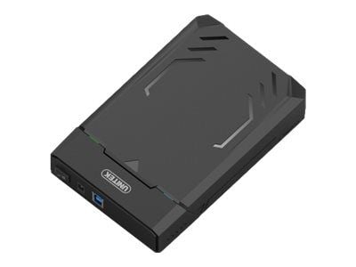 UNITEK Y-3035, HDD/SSD-kabinett, 2.5/3.5", SATA, Serial ATA II, Serial ATA III, 6 Gbit/s, USB-tilkobling, Svart