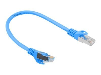 Lanberg - Patch-kabel - RJ-45 (hane) till RJ-45 (hane) - F/UTP (folieöverdraget oskärmat tvinnat par) - CAT 6 - formpressad, hakfri, tvinnad - blå,...