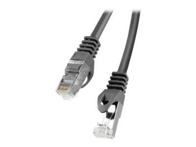 Lanberg - Koblingskabel - RJ-45 (hann) til RJ-45 (hann) - FTP - CAT 6 - formstøpt, uten hindringer - svart, RAL 9004