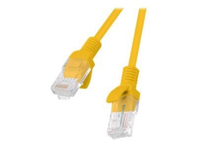 Lanberg - Koblingskabel - RJ-45 (hann) til RJ-45 (hann) - 2 m - 4.8 mm - UTP - CAT 5e - formstøpt, uten hindringer, flertrådet - oransje, RAL 1028