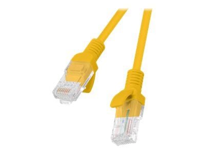 Lanberg - Koblingskabel - RJ-45 (hann) til RJ-45 (hann) - 5.4 mm - UTP - CAT 6 - formstøpt, uten hindringer, flertrådet - oransje, RAL 1028