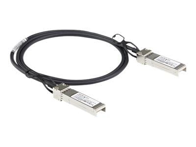 StarTech.com Dell EMC DAC-SFP-10G-2M Kompatibel 2 m 10G SFP+ til SFP+ direktekoblingskabel Twinax, 10GbE SFP+ kobber DAC 10 Gbps passiv mini GBIC/t...