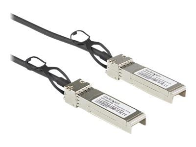 StarTech.com Dell EMC DAC-SFP-10G-2M Kompatibel 2 m 10G SFP+ til SFP+ direktekoblingskabel Twinax, 10GbE SFP+ kobber DAC 10 Gbps passiv mini GBIC/t...