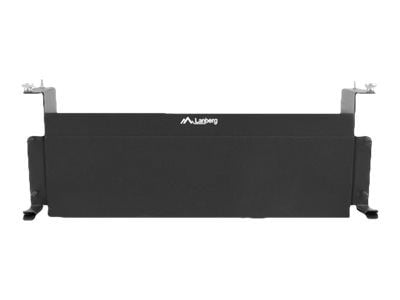 Lanberg PM-PP01-B - Patch panel shelf - svart - 3U - 19"