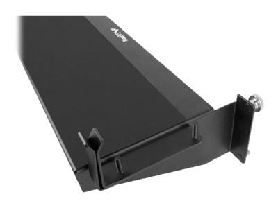Lanberg PM-PP01-B - Patch panel shelf - svart - 3U - 19"