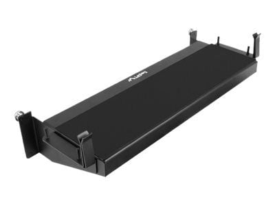 Lanberg PM-PP01-B - Patch panel shelf - svart - 3U - 19"
