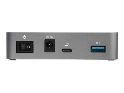Startech 4-Port USB C Hub - USB 3.1 Gen 2 (10Gbps) - 3x USB-A & 1x USB-C - Powered - Universal Power Adapter Included (HB31C3A1CS) - Hub - 1 x USB-...