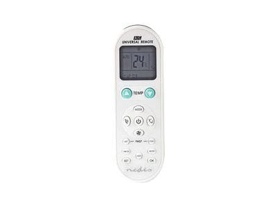 Nedis ACRC1WT - Universal fjernkontroll - infrarød - hvit