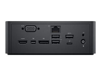 Dell Dual USB-C Thunderbolt Dock TB18DC - Dokkingstasjon - USB-C / Thunderbolt 3 - VGA, HDMI, DP, Mini DP, Thunderbolt - 1GbE - 210 watt - for Prec...