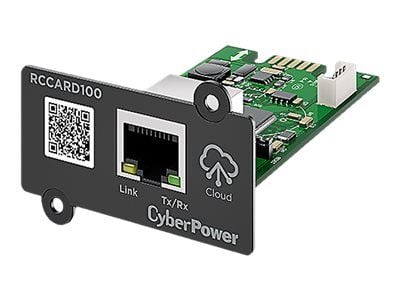 CyberPower RCCARD100, Sisäinen, Langallinen, Ethernet, 100 Mbit/s, Musta, Vihreä