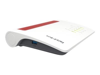 FRITZ!Box 7530 - Trådløs ruter - DSL-modem 4-portssvitsj - 1GbE - Wi-Fi 5 - Dobbeltbånd - VoIP-telefonadapter (DECT)