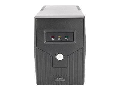 DIGITUS Professional DN-170063 - UPS - AC 230 V - 360 Watt - 600 VA - 7 At - USB - utgangskontakter: 2