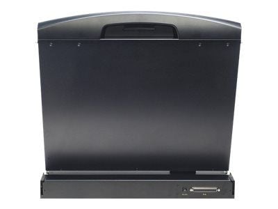 Digitus Professional DS-72211 - KVM-konsoll - 19" - kan monteres i rack - 1366 x 768 @ 60 Hz - 1000:1 - RAL 9005, svart - 1U