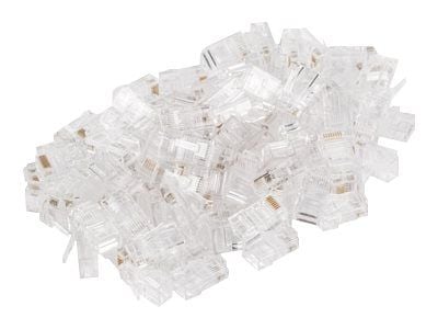 Lanberg PLU-5000, RJ-45, Läpinäkyvä, Cat5e, U/UTP (UTP), 100 kpl, Muovipussi