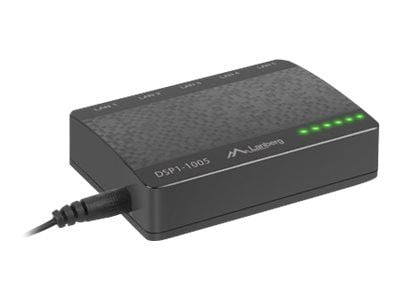 Lanberg DSP1-1005, Hallitsematon, Gigabit Ethernet (10/100/1000), Täysin kaksipuolinen