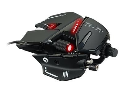 Mad Catz R.A.T.8+ - Mus - optisk - 11 knapper - kablet - USB - svart