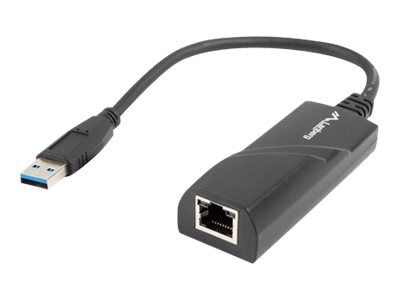 Lanberg NC-1000-01 - Nettverksadapter - USB 3.0 - Gigabit Ethernet - svart