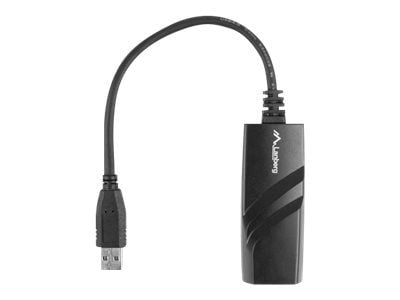 Lanberg NC-1000-01 - Nettverksadapter - USB 3.0 - Gigabit Ethernet - svart
