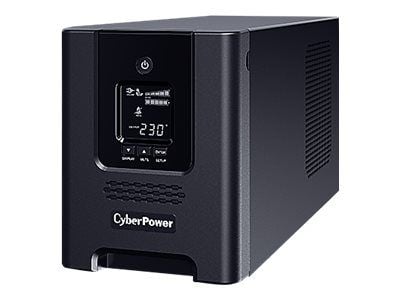 CyberPower Professional Tower Series PR2200ELCDSL - UPS - AC 230 V - 2700 watt - 3000 VA - RS-232, USB - utgangskontakter: 9 - aktiv PFC - svart