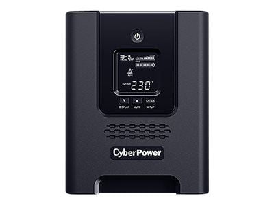 CyberPower Professional Tower Series PR2200ELCDSL - UPS - AC 230 V - 2700 watt - 3000 VA - RS-232, USB - utgangskontakter: 9 - aktiv PFC - svart