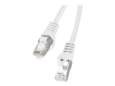 Lanberg - Koblingskabel - RJ-45 (hann) til RJ-45 (hann) - foliebelagt uskjermet tvinnet kabelpar (F/UTP) - CAT 6 - formstøpt, uten hindringer, fler...