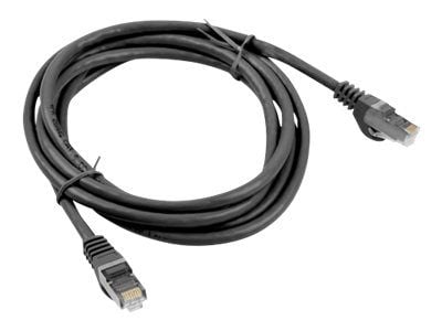 Lanberg - Koblingskabel - RJ-45 (hann) til RJ-45 (hann) - FTP - CAT 6 - formstøpt, uten hindringer - svart, RAL 9004