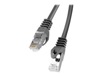 Lanberg - Koblingskabel - RJ-45 (hann) til RJ-45 (hann) - FTP - CAT 6 - formstøpt, uten hindringer - svart, RAL 9004