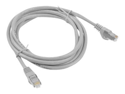 Lanberg - Koblingskabel - RJ-45 (hann) til RJ-45 (hann) - foliebelagt uskjermet tvinnet kabelpar (F/UTP) - CAT 6 - formstøpt, uten hindringer, fler...