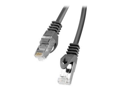 Lanberg - Liitäntäkaapeli - RJ-45 (uros) RJ-45 (uros) - 2 m - FTP - CAT 6 - muotoiltu, solmuton - musta, RAL 9004