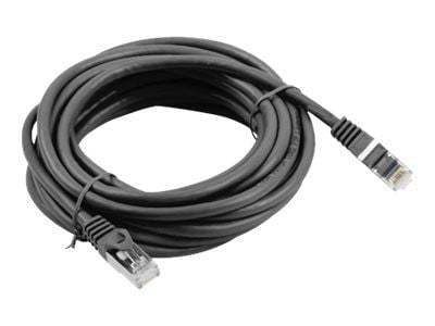 Lanberg - Koblingskabel - RJ-45 (hann) til RJ-45 (hann) - foliebelagt uskjermet tvinnet kabelpar (F/UTP) - CAT 6 - formstøpt, uten hindringer, fler...