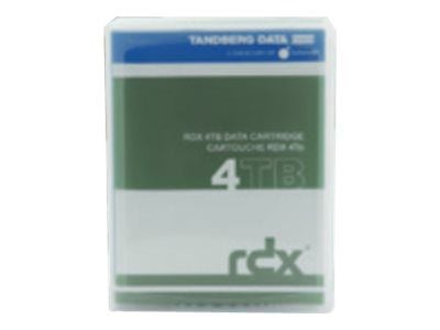 Overland-Tandberg 8824-RDX, RDX-kassett, RDX, 4 TB, FAT32, NTFS, exFAT, ext4, Sort, 150 MB/s