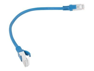 Lanberg - Koblingskabel - RJ-45 (hann) til RJ-45 (hann) - UTP - CAT 5e - formstøpt, uten hindringer, flertrådet - blå, RAL 5012