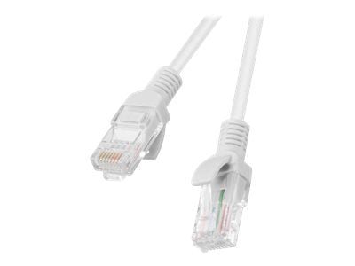 Lanberg - Koblingskabel - RJ-45 (hann) til RJ-45 (hann) - UTP - CAT 6 - flertrådet - grå, RAL 7035