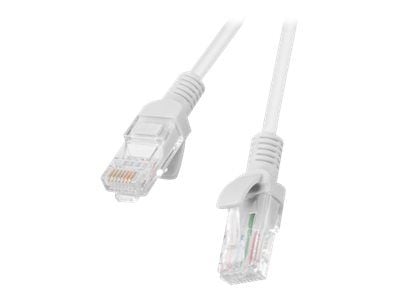 Lanberg - Koblingskabel - RJ-45 (hann) til RJ-45 (hann) - UTP - CAT 6 - flertrådet - grå, RAL 7035