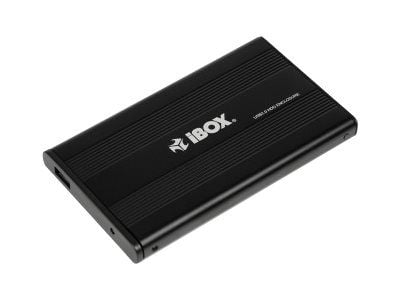iBOX HD-01 - Förvaringslåda - 2.5" - SATA 6Gb/s - USB 2.0 - svart