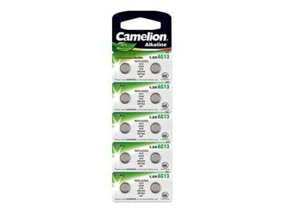 Camelion AG13-BP10 - Batteri 10 x LR44 - Alkalisk - 138 mAh