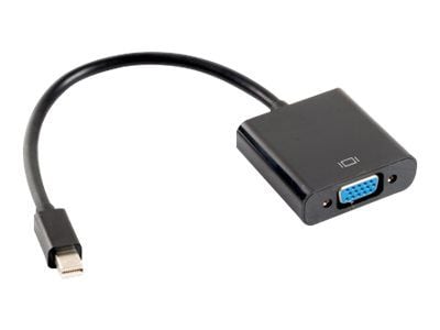 Lanberg - Videotransformator - Mini DisplayPort - VGA - sort