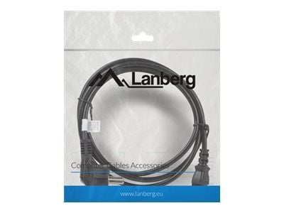 Lanberg - Strømkabel - power CEE 7/7 (hann) til power IEC 60320 C13 - 10 A - 1.8 m - svart