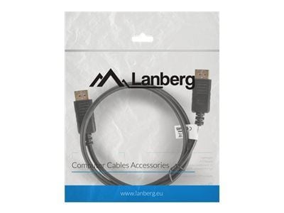 Kabel Lanberg DisplayPort - DisplayPort 1m czarny (CA-DPDP-10CC-0010-BK)