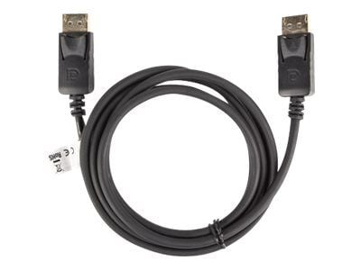 Lanberg - DisplayPort-kabel - DisplayPort (hann) til DisplayPort (hann) - DisplayPort 1.2 - 300 V - 1.8 m - 4K-støtte - svart
