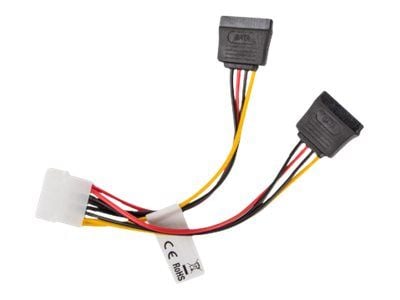 Lanberg - Strömadapter - 4 pin intern effekt (hane) till SATA-ström (hona) - 15 cm