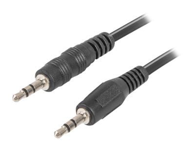 Lanberg - Lydkabel - mini-phone stereo 3.5 mm hann til mini-phone stereo 3.5 mm hann - 2 m - svart