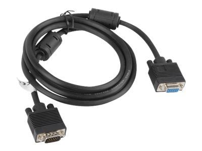 Lanberg - VGA forlængerkabel - HD-15 (VGA) (han) til HD-15 (VGA) (hun) - 1.8 m - lajittelu