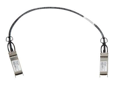 StarTech.com MSA ukodet kompatibel 0,5 m 10G SFP+ til SFP+ direktekoblingskabel Twinax, 10 GbE SFP+ kobber DAC 10 Gbps passiv transceivermodul DAC ...