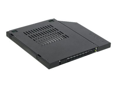 Icy Dock MB411SPO-2B, 2.5", Liitinpaneeli, Musta, 2.5", Metalli, Muovi, 7 mm