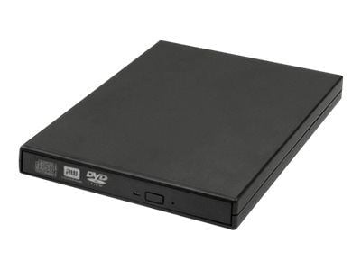 Qoltec - Platestasjon - DVD±RW (±R DL) - 8x - USB 2.0 - ekstern - svart